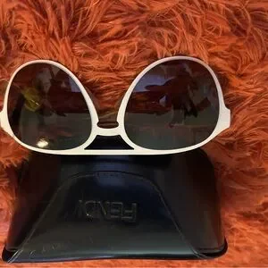 Fendi | Accessories | Fendi Black And White Heartshaped 